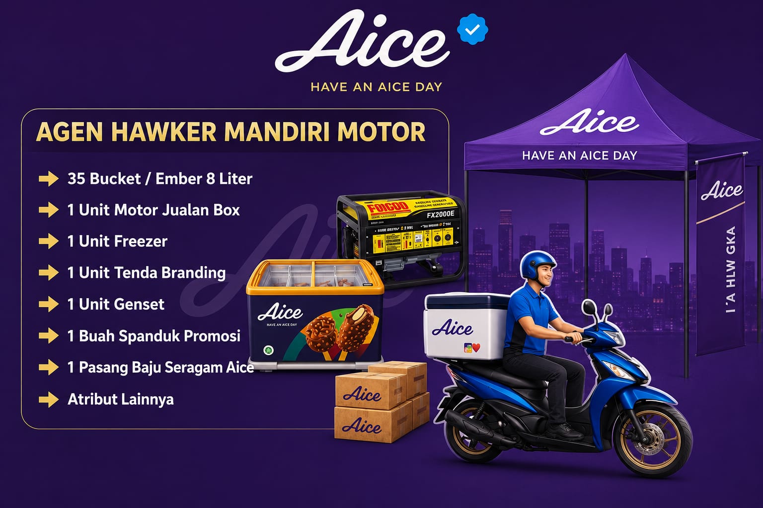 Agen Hawker Mandiri Motor Sobat Aice